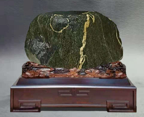 泰山石沒字的可以擺嗎？